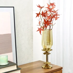 767A0492_1024x@2x Decorative Floral Metal Vase (Large, Gold)
